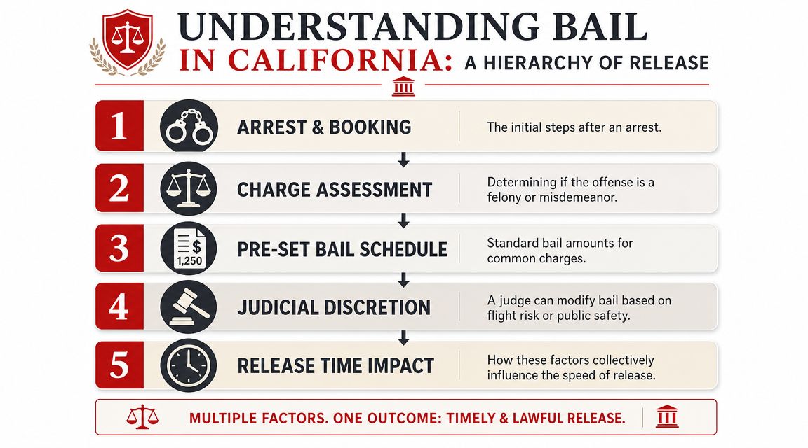Why Release Times Vary How Bail Is Set in California