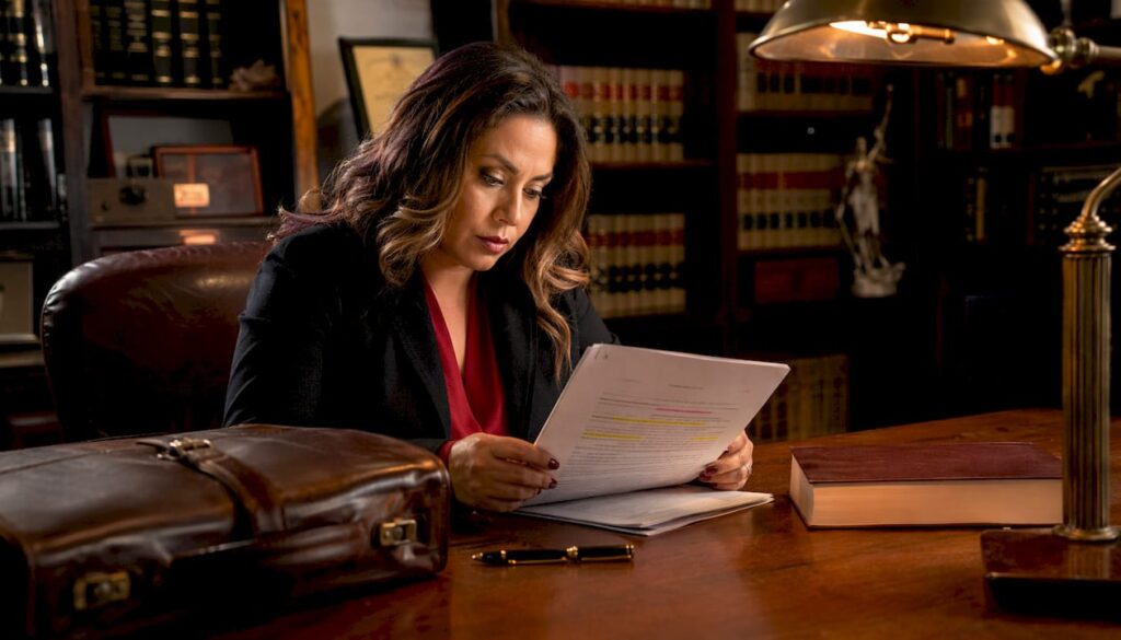 Lawyer reviewing California DUI legal documents